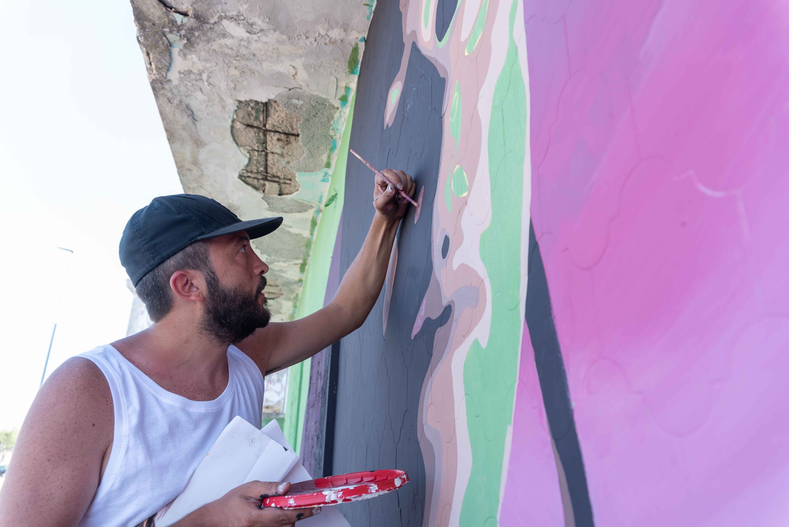 Un murales per Jimmy Savo per appARTengo Street Fest